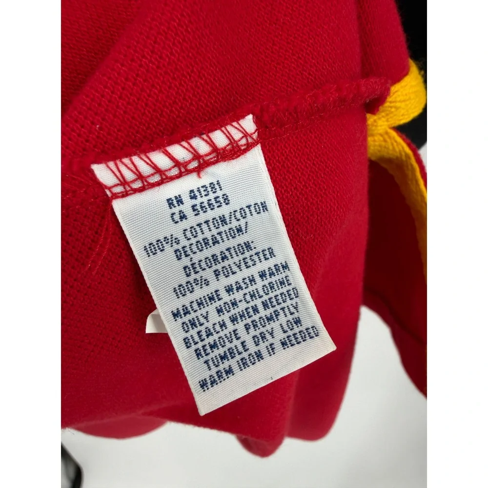 Polo Ralph Lauren Spain World Cup Big Pony Polo Shirt Red Black Mens 4XB ESP 10